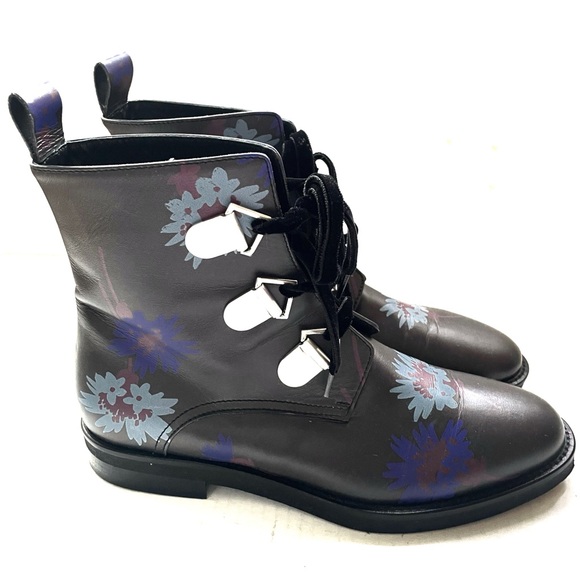 Tanya Taylor
X Coliac Floral Ankle Combat Boots with velvety shoelaces  size 39 - Picture 5 of 15
